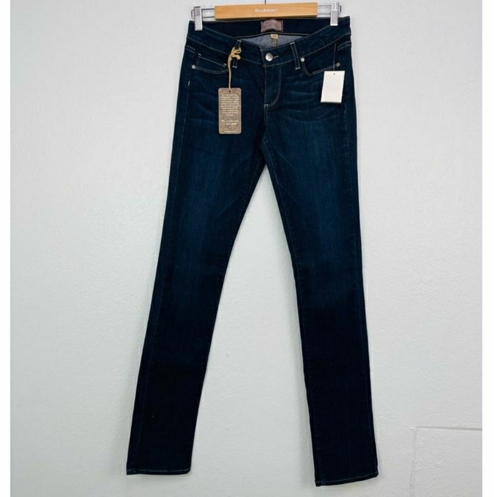 Paige Dark Blue Denim Jeans